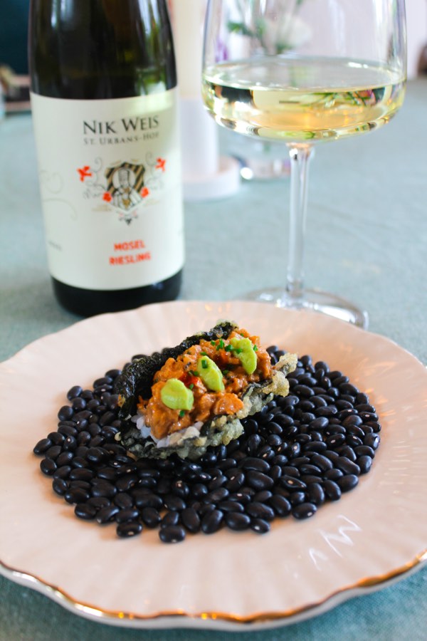 Gerechtje met bijpassende Riesling